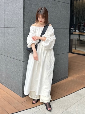 「select MOCA by son（セレクトモカバイソン）のアイテム（ワンピース/ドレス）」を使った、SELECT MOCA SNAPさん（レディース・162cm）の春コーディネート