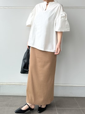 「select MOCA by son（セレクトモカバイソン）のアイテム」を使った、SELECT MOCA SNAPさん（骨格ウェーブ・レディース・162cm）の春コーディネート