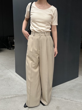 「select MOCA by son（セレクトモカバイソン）のアイテム」を使った、SELECT MOCA SNAPさん（骨格ウェーブ・レディース・162cm）の春コーディネート