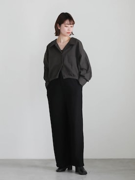 「select MOCA（セレクトモカ）のアイテム（その他アウター）」を使った、SELECT MOCA SNAPさん（レディース・162cm）の冬コーディネート