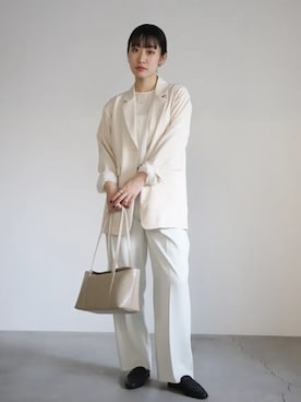 「select MOCA by son（セレクトモカバイソン）のアイテム（ジャケット/アウター）」を使った、SELECT MOCA SNAPさん（レディース・162cm）の春コーディネート