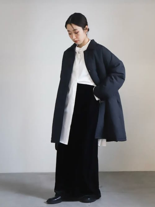 セール】バンドカラータックスリーブロングシャツ（シャツ/ブラウス