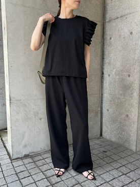 「select MOCA Et（セレクトモカエト）のアイテム」を使った、SELECT MOCA SNAPさん（レディース・158cm）の夏コーディネート
