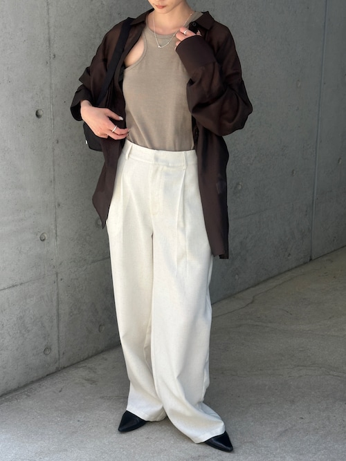 カップ付きアメスリタンク（タンクトップ）｜select MOCA（セレクト