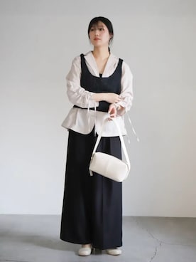 「select MOCA（セレクトモカ）のアイテム（ジャケット/アウター）」を使った、SELECT MOCA SNAPさん（レディース・162cm）の春コーディネート
