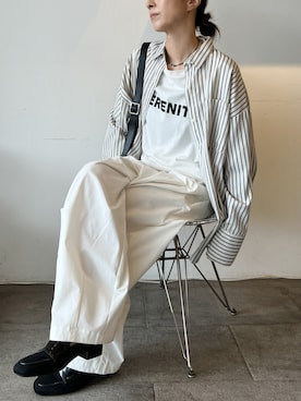 「select MOCA by son（セレクトモカバイソン）のアイテム（その他パンツ）」を使った、SELECT MOCA SNAPさん（レディース・158cm）の夏コーディネート