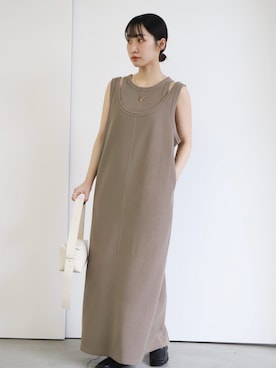 「select MOCA by son（セレクトモカバイソン）のアイテム（ワンピース/ドレス）」を使った、SELECT MOCA SNAPさん（レディース・158cm）の春コーディネート