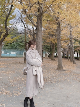 「イチョウ並木」｜Sachan‪‪❤︎‬さん（レディース・158cm）の冬コーディネート