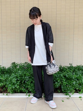 佐々木麻耶さん(レディース・156cm)の夏コーディネート