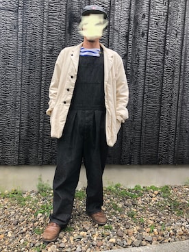 「NEAT（ニート）のアイテム（オールインワン・サロペット）」を使った、..YxYsah..さん（メンズ・167cm）の春コーディネート