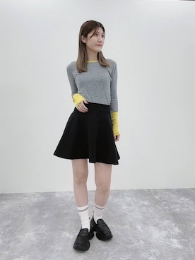 「アイテム（ソックス/靴下）」を使った、ちゃやかさん（レディース・167cm・20代）の秋コーディネート