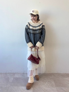 ちゃやかさん(レディース・167cm)の冬コーディネート