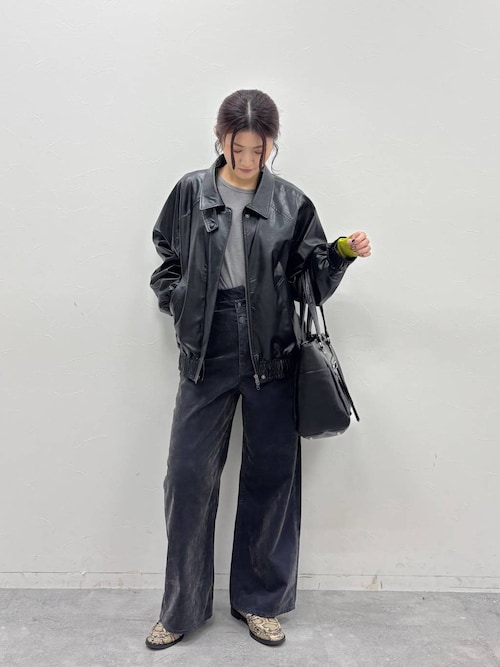 ヴィンテージレザーブルゾン/640179（ブルゾン）｜JEANASIS