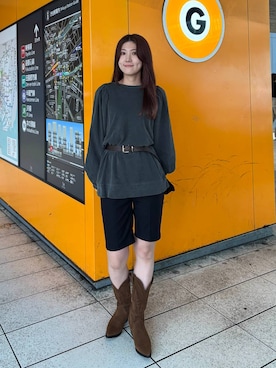 「eL（エル）のアイテム」を使った、ちゃやかさん（レディース・168cm）の秋コーディネート