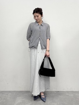 「JEANASIS（ジーナシス）のアイテム（バッグ）」を使った、ちゃやかさん（レディース・168cm）の春コーディネート