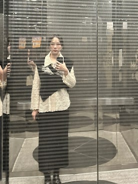 「HEREU（ヘリュー）のアイテム」を使った、Tingさん（レディース・167cm）の秋コーディネート