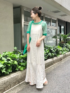 MihoUesugiさん（レディース・154cm）の春コーディネート