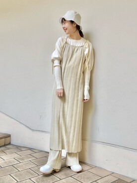 MihoUesugiさん（レディース・154cm）の春コーディネート