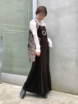 MihoUesugiさん（レディース・154cm）の秋コーディネート