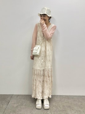 MihoUesugiさん（レディース・154cm）の春コーディネート