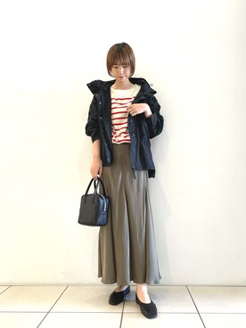 「WILD THINGS（ワイルドシングス）のアイテム（その他アウター）」を使った、eriさん（レディース・166cm）の秋コーディネート