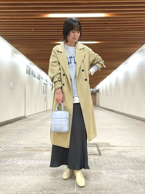 トレンチコート レディース ロング 秋 春 コート ミドル丈コート 白 ベージュ ネイビー Lener レネール フランス ブランド 撥水 アウター 30代 40代 Lnlk19 ブランドセレクト シンフーライフアザーライフ 通販 9 スプリングコート アウター レディース ゆったり 春