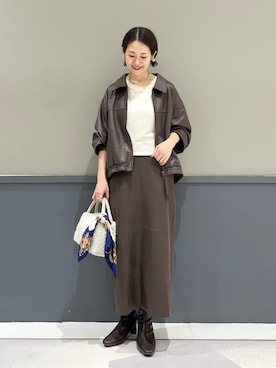 「YECCA VECCA（イェッカヴェッカ）のアイテム（その他トップス）」を使った、k..さん（レディース・157cm）の秋コーディネート