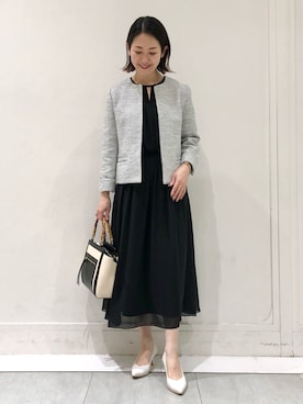 「YECCA VECCA（イェッカヴェッカ）のアイテム」を使った、k..さん（レディース・157cm）の冬コーディネート