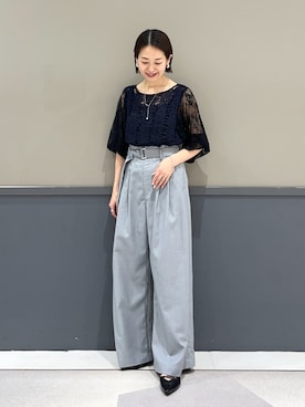 「アイテム（パンプス）」を使った、k..さん（レディース・157cm）の夏コーディネート