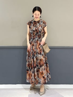 「YECCA VECCA（イェッカヴェッカ）のアイテム（ワンピース/ドレス）」を使った、k..さん（レディース・157cm）の夏コーディネート