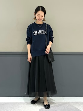 「YECCA VECCA（イェッカヴェッカ）のアイテム」を使った、k..さん（レディース・157cm）の秋コーディネート