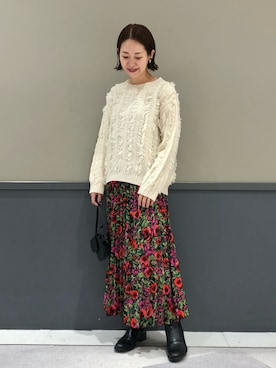 「Editt by YECCA VECCA（エディットバイイェッカヴェッカ）のアイテム」を使った、k..さん（レディース・157cm）の秋コーディネート