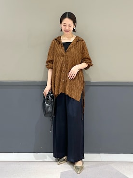 「アイテム（パンプス）」を使った、k..さん（レディース・157cm）の夏コーディネート