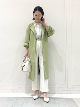 「YECCA VECCA（イェッカヴェッカ）のアイテム（ジャケット/アウター）」を使った、k..さん（レディース・157cm）の冬コーディネート