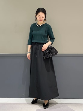 「ドッキングワンピ」｜k..さん（レディース・157cm）の春コーディネート