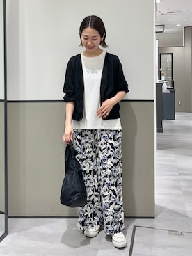 「みんなの白Tフェス」｜「アイテム（ジャケット/アウター）」を使った、k..さん（レディース・157cm）の春コーディネート