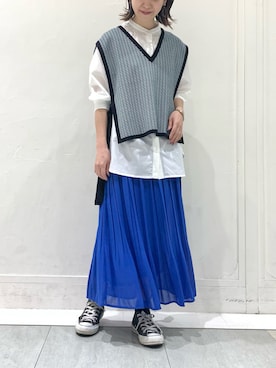 「ジャガード柄」｜k..さん（レディース・157cm）の春コーディネート