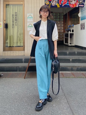 高千 真穂さん（レディース・165cm）の春コーディネート