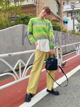 高千 真穂さん（レディース・165cm）の春コーディネート