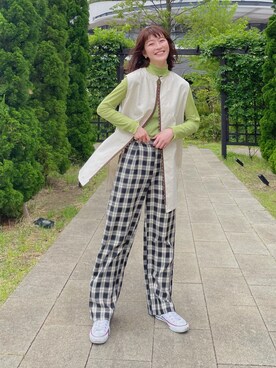 高千 真穂さん(レディース・165cm)の春コーディネート