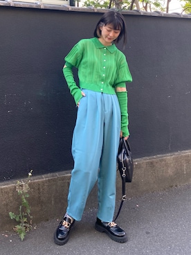 高千 真穂さん（レディース・165cm）の春コーディネート