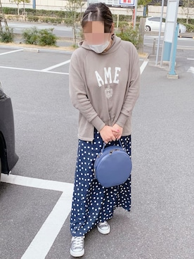 「Americana」｜「アイテム（ハンドバッグ）」を使った、sioriさん（レディース・157cm）の春コーディネート