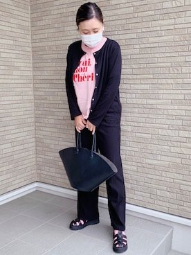 「HusHusH（ハッシュアッシュ）のアイテム」を使った、sioriさん（レディース・157cm）の春コーディネート