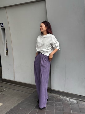 「Ungrid（アングリッド）のアイテム」を使った、あやさん（レディース・164cm）の夏コーディネート