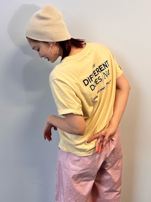 アングリッド セール】カラーエンブロイダリーTee（Tシャツ/カットソー