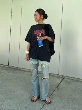 「Ungrid（アングリッド）のアイテム」を使った、あやさん（レディース・164cm）の夏コーディネート