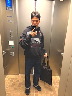 「C.E（シーイー）のアイテム」を使った、ゆうさん（メンズ・168cm）の秋コーディネート