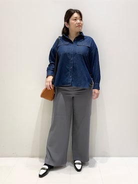 「Lee（リー）のアイテム（バッグ）」を使った、みいちゃんさん（レディース・163cm）の秋コーディネート