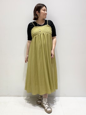 「grove（グローブ）のアイテム」を使った、みいちゃんさん（レディース・163cm）の夏コーディネート