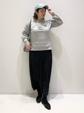 「grove（グローブ）のアイテム（帽子）」を使った、みいちゃんさん（レディース・163cm）の冬コーディネート